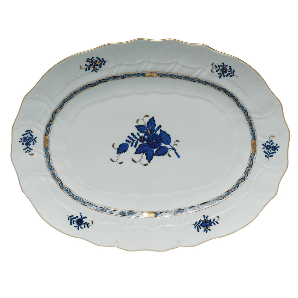 Herend Chinese Bouquet Black Sapphire Serveware - Image 6