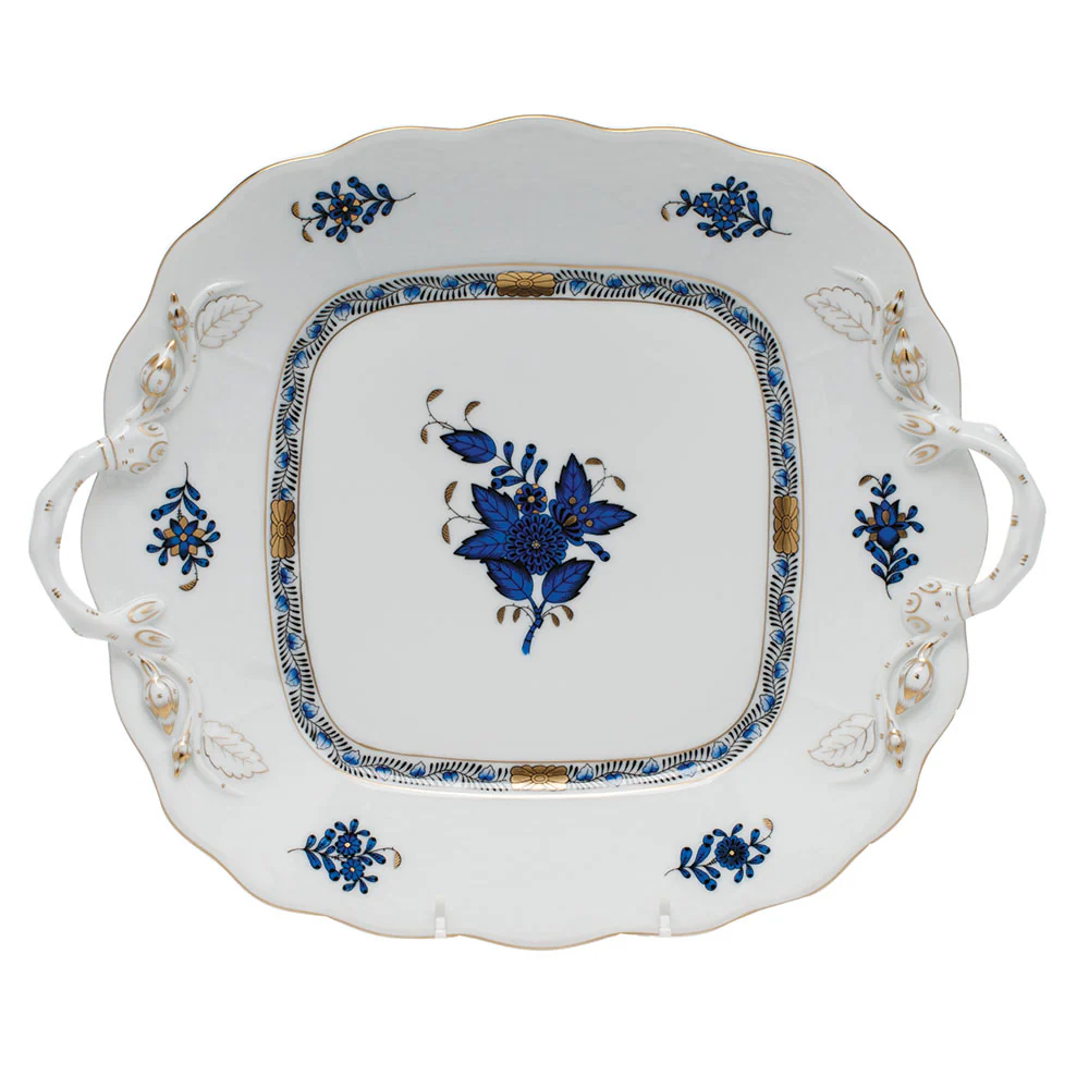 Herend Chinese Bouquet Black Sapphire Serveware - Image 9