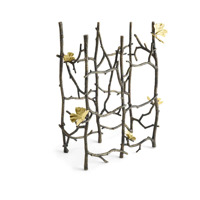 Michael Aram Butterfly Ginkgo 6 Bottle Wine Rack - Image 3