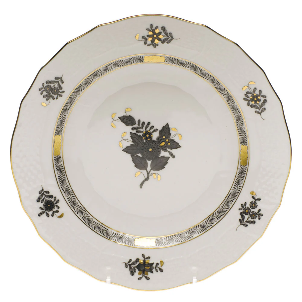 Herend Chinese Bouquet Black Dinnerware - Image 3
