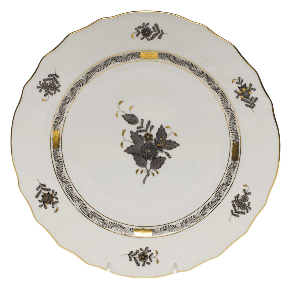 Herend Chinese Bouquet Black Dinnerware - Image 4