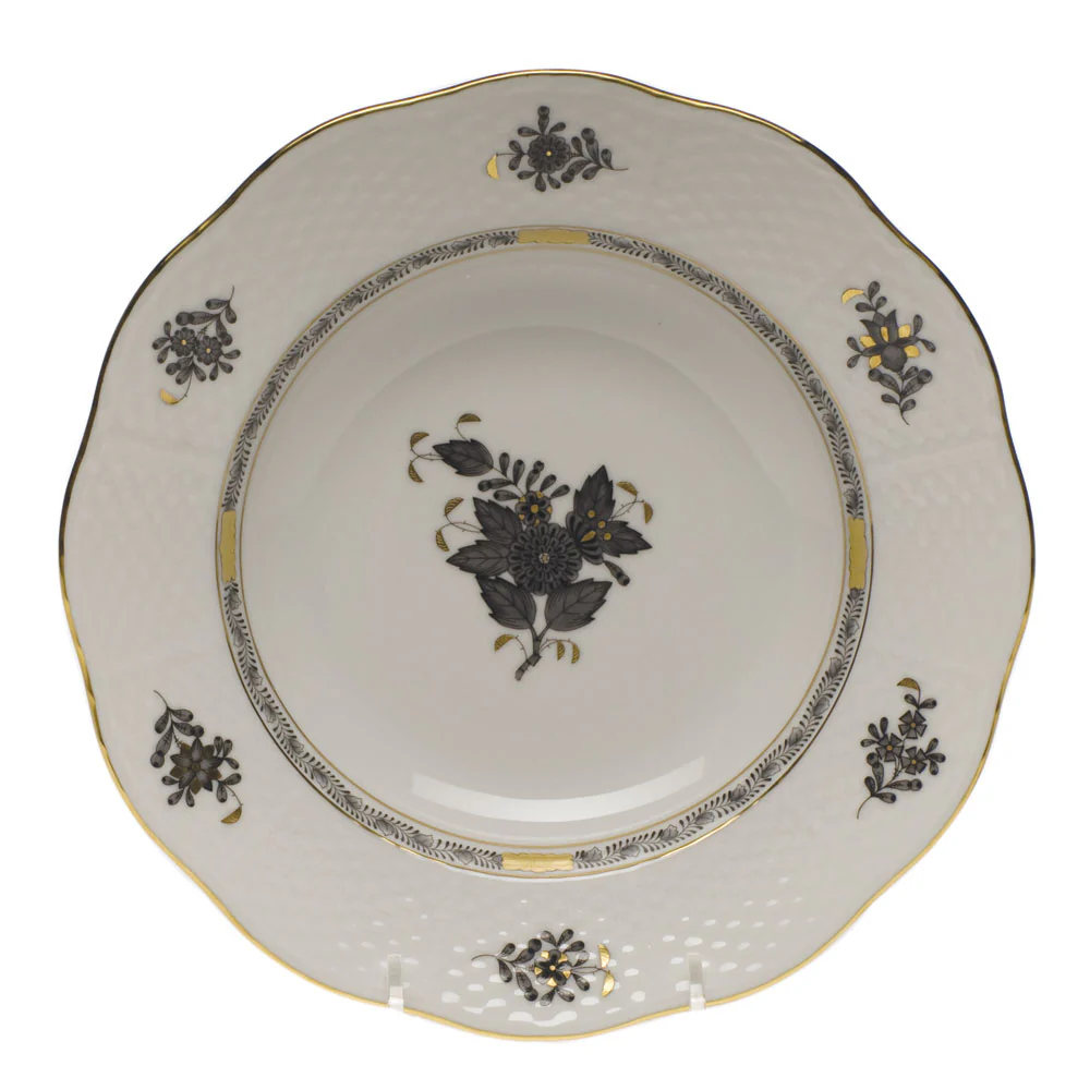 Herend Chinese Bouquet Black Dinnerware - Image 5