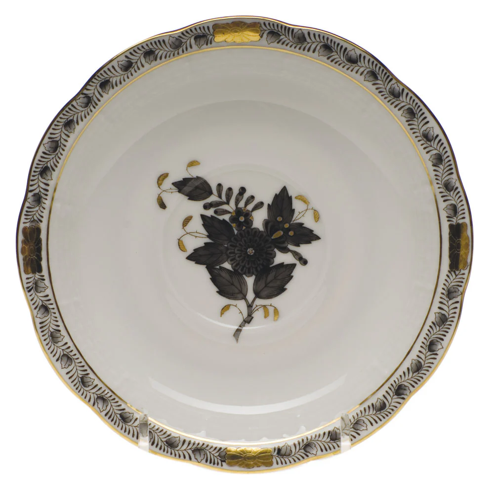 Herend Chinese Bouquet Black Dinnerware - Image 9