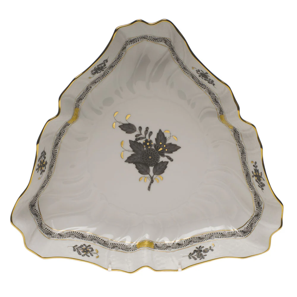 Herend Chinese Bouquet Black Serveware - Image 4