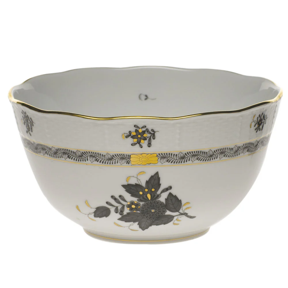 Herend Chinese Bouquet Black Serveware - Image 5