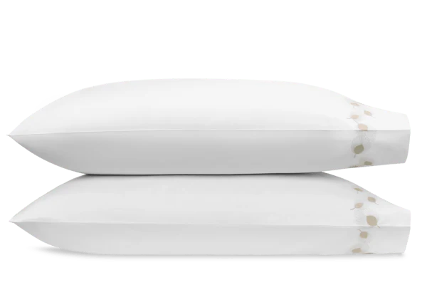 Matouk Feather Pillowcase Pair - Image 3