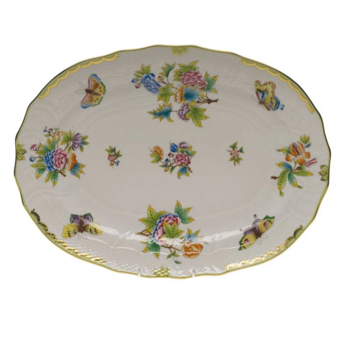 Herend Queen Victoria Green Serveware - Image 12