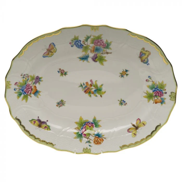 Herend Queen Victoria Green Serveware - Image 13