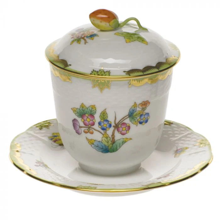 Herend Queen Victoria Green Serveware - Image 22