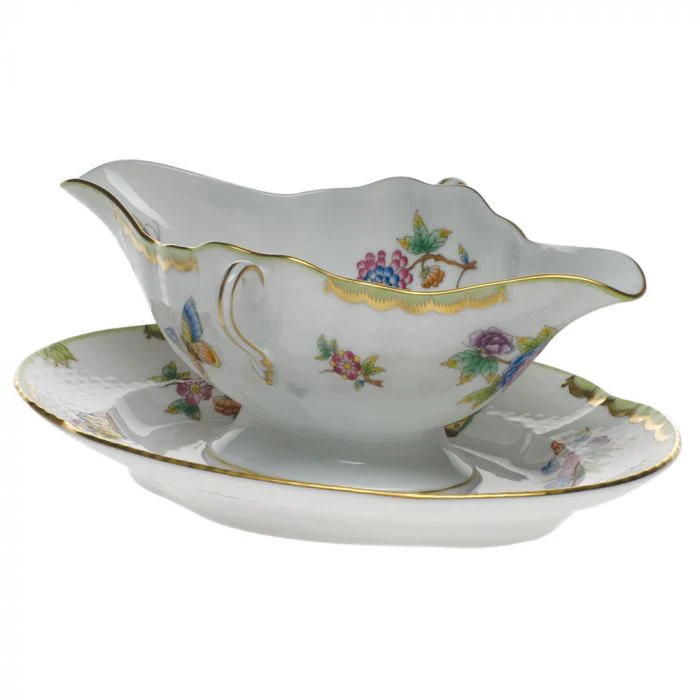 Herend Queen Victoria Green Serveware - Image 24