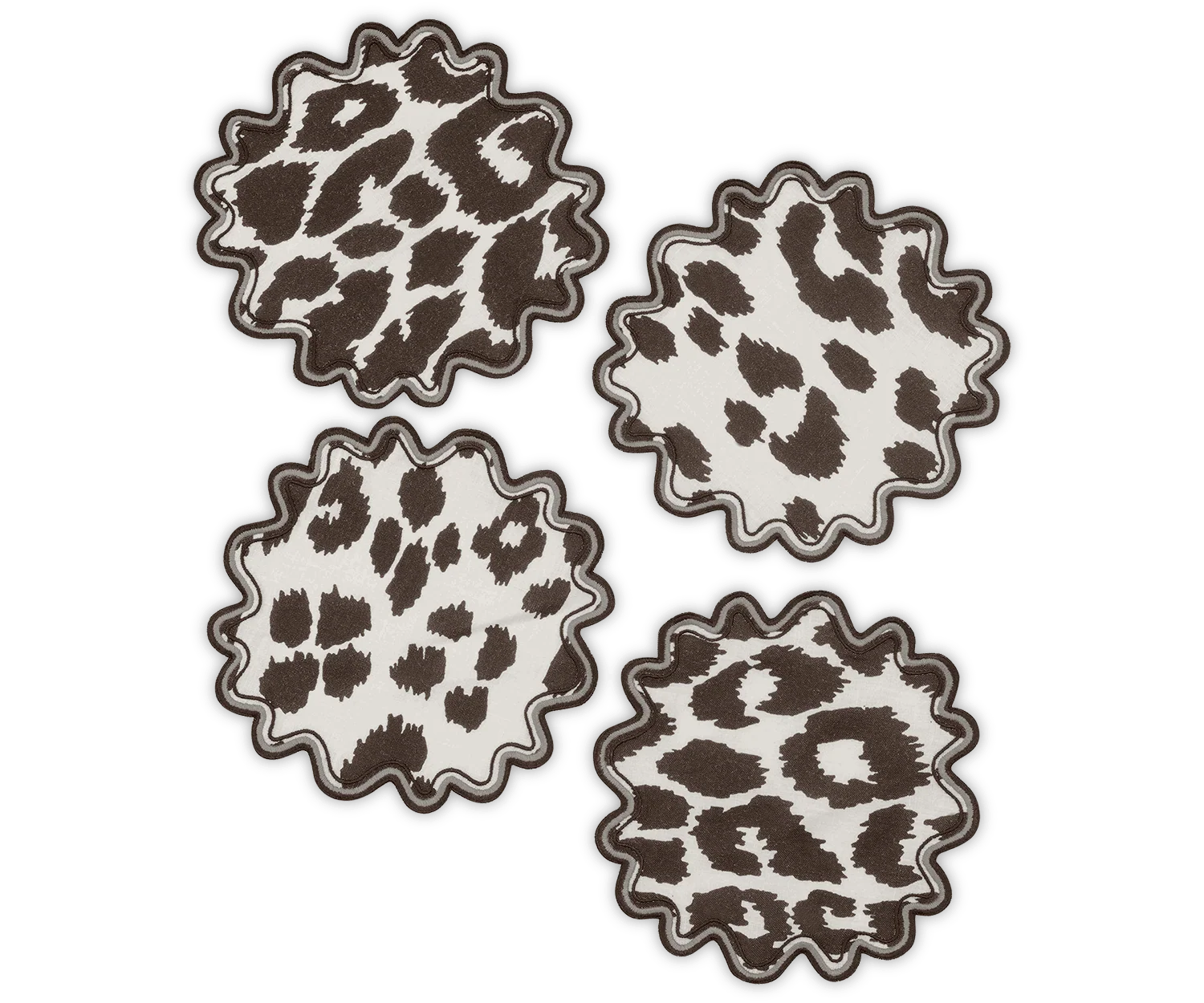Matouk Iconic Leopard Napkins, Set of 4 - Image 3