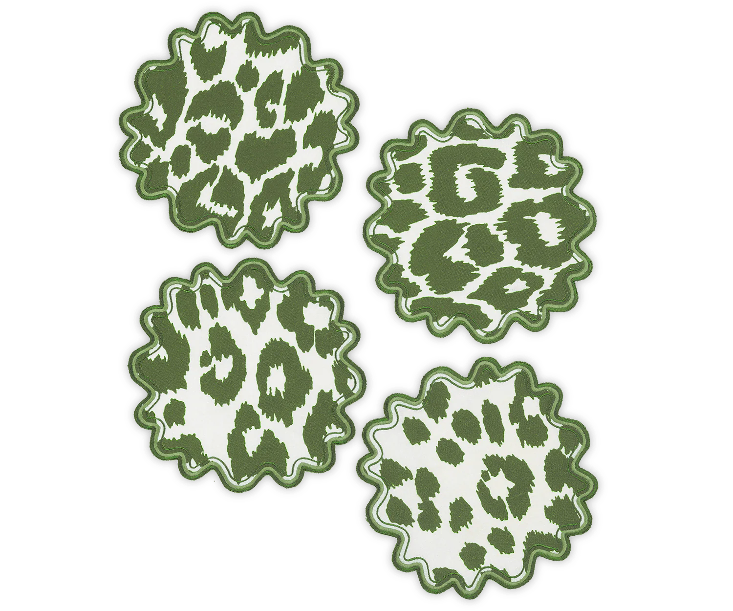 Matouk Iconic Leopard Napkins, Set of 4 - Image 4